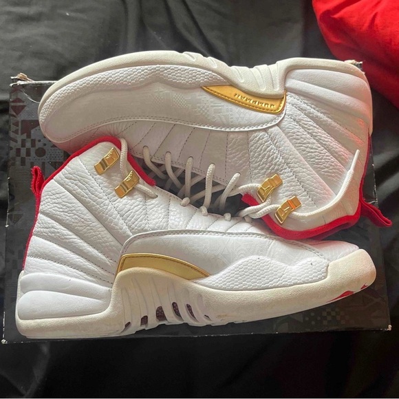 Jordan 12 Retro in Black and Red